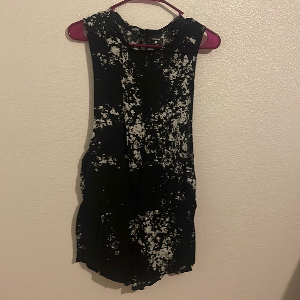 Hurley, small , tye die black and white